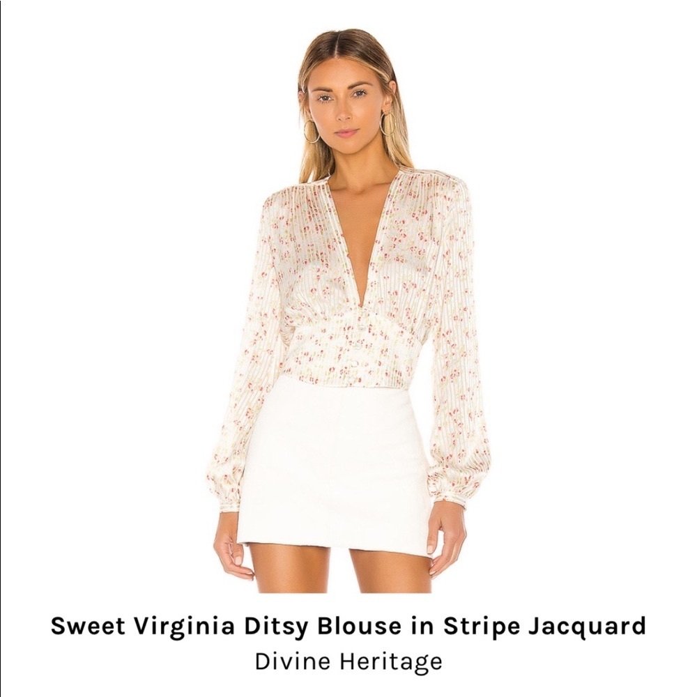 Divine Heritage Sweet Virginia Ditsy Blouse
